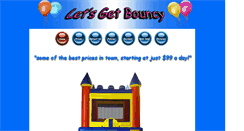 Desktop Screenshot of letsgetbouncy.com